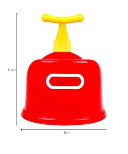 Image of Zerya Toilet Trainer Baby Potty Seat 1234 Scooter Designed With Removable Bowl & Closing Lid Potty Seat (Red)