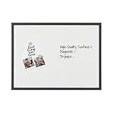 Bi-Office Pannello Magnetico Cancellabile a Secco, Nero, 40 x 30