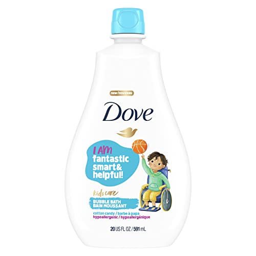 Image of Dove Kids Care Bubble Bath for Kids Cotton Candy Hypoallergenic Formula 20 oz