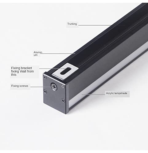 Aplique de pared LED largo para eliminar zonas oscuras en pasillos y salones 4
