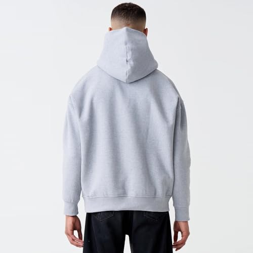 Blank Knights Sweatshirts for Men Oversized Blend Fleece Heavyweight Hoodie Sweat shirts with Kangaroo Pocket3