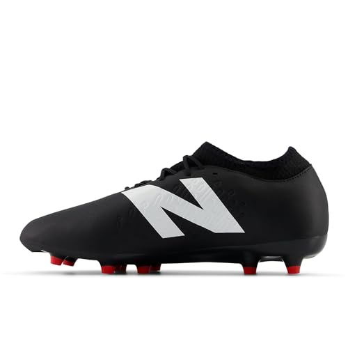 New Balance Unisex Tekela Magique FG V4+ Soccer Shoe, Black/White/True Red, 9 US Men4