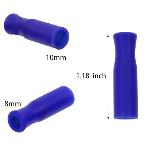 Mini Skater 16 pzas cubiertas de silicona reutilizables azul miniatura 3
