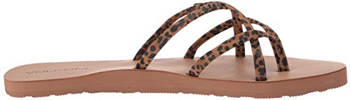 Volcom Women's Criss Cross Strap Sandal Water Shoe, Cheetah,9 #TOP5