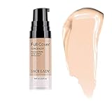 SACE LADY Full Coverage Under Eye Concealer Corrector Makeup Base, Waterproof Flawless Smooth Concealer for Cover Eye Dark Circles 6ml/0.20Fl Oz (03.Natural)