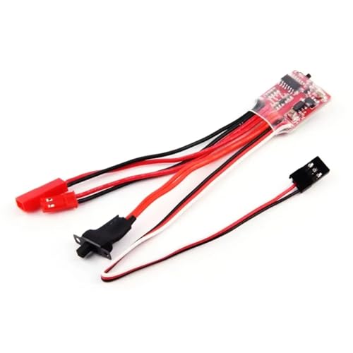 ESC 20A RC bidireccional cepillado con freno activo para optimizar coche mini 1/18 y 1/24 2