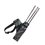 OHPHCALL Soporte De Flecha Colgante Riñonera De Tiro con Arco Carcaj De Caza con Arco Riñonera con Motivo De Flecha Bolsa De Caza Aire Libre Riñonera para Flecha Camouflage