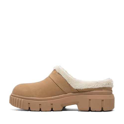 Timberland Timberland Women's Greyfield Warm Lined Shoe, Medium Beige Nubuck, 5.5 Wide