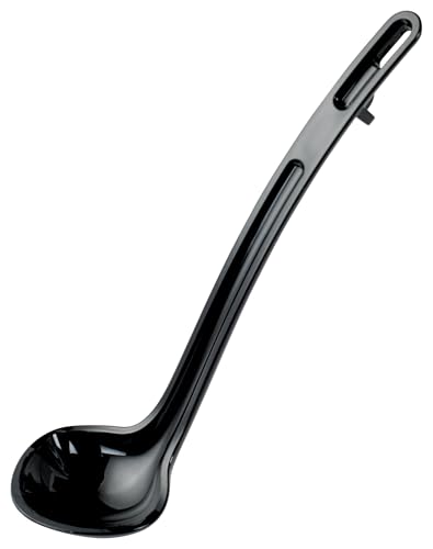Winco One Piece Dual Spout Plastic Ladle, 3/4 Ounce, 8.5", Red Tail