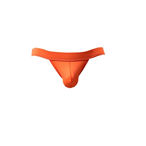 sandbank Men's Sexy Bikini Briefs Underwear Panties (US S, Orange)