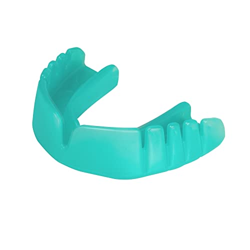 OPRO Snap-Fit Mouth Guard, Instant Fit (Mint Green Flavoured) Adult | Impact-Resistant Mouth Guard, Boxing Mouthguard for Football, Impact Sports, MMA & Hockey, Includes Case