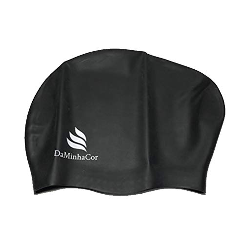 Touca De Natação Hidroginpastica Banho Afro Cabelo Curto ou infantil (Branco)