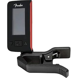 Fender Original Accordeur LCD à clipser – Fiesta Red - Les Beatles, Paul McCartney, John Lennon, RIngo Starr, George Harrison Fender Original Accordeur LCD à clipser - Fiesta Red – Image 4