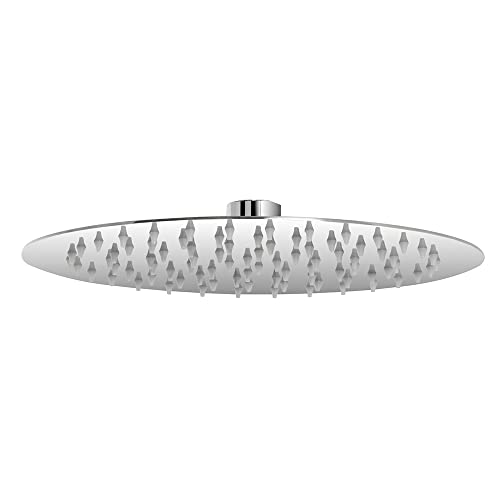 Set Doccia A Incasso Con Deviatore In Ottone, Braccio 35 Cm, Soffione Tondo 20 Cm In Acciaio Inox E Kit Doccia Completo, Zoe - 8