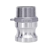 BORDSTRACT Raccordo per tubo flessibile a camma e scanalatura tipo F, raccordo per tubo flessibile con filettatura femmina in acciaio inossidabile 304 da 1-1/2", giunto Camlock