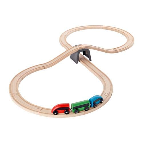 LILLABO 20-piece basic train set, multicolour