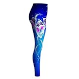 Acampanados Pantalones de Fitness de Cintura Alta Pantalones para Correr Control de Barriga Pantalones de Yoga Acampanados Elásticos para Damas Pantalones Holgados Con Perneras