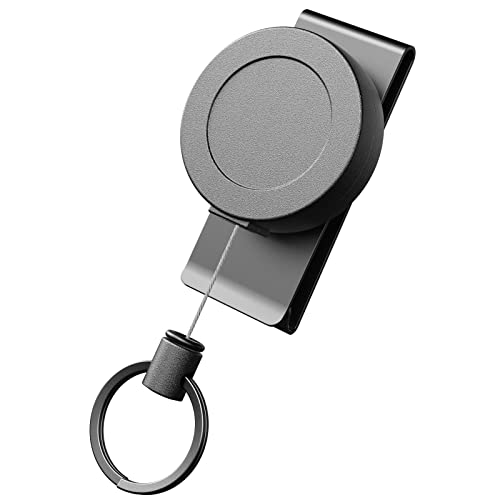 Talonite Heavy Duty Retractable Keychain With Belt Clip, 360° Heavy Duty Retractable Key Ring Stealth Keychain Extender #TOP3