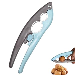 1PCS Nut Crackers Multifunctional Nutcracker Sturdy Stainless Steel Nutcrackers Opener Tool with Non Slip Handle Opener Nut Crackers for Walnuts Pecan Nut Hazelnuts Almonds Brazil Nutsts