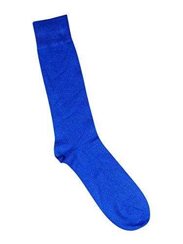 Alfani Mens Solid Seamless Toe Dress Socks Blue 10-13