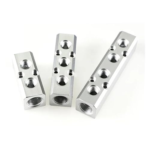 Conector rápido neumático SY30 y bloque divisor de colector de aluminio de 2 vías 6