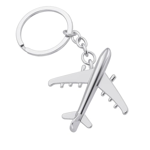 DONWOIE Airplane Keychain – Travel & Aviation Souvenir Keys &