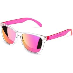 COLOSSEIN Sunglasses Womens Square UV400 Mirrored Lens for Vacation | Unique lightweight frame, stylish unisex fit, all-day comfort, perfect for daily wear, outdoor, driving & beach