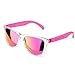 COLOSSEIN Vacation Fashion Sunglasses for Women, Mirrored Lens 100% UVA/UVB Protection FDA Standard, Pink, 55mm