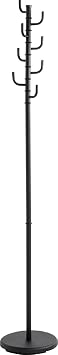 HAKU Coat Stand Metal Black Height 170 x Diameter 29 cm Modern Style