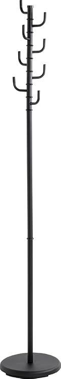 HAKU Coat Stand Metal Black Height 170 x Diameter 29 cm Modern Style