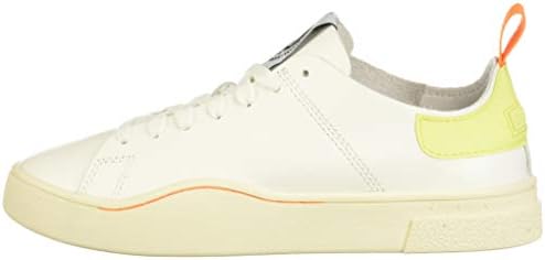 Diesel Women's S-Clever LS W-Sneakers, Star White/Sunny Lime, 9.5 M US | Image 7