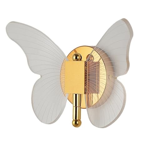 Aplique de pared mariposa LED para iluminar con calidez y elegancia tu dormitorio 2