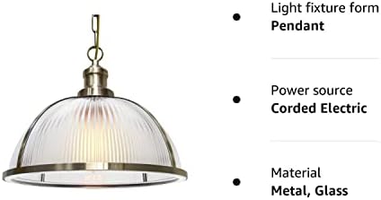 Antique Brass Vintage Pendant Light Industrial Retro Glass Ceiling Light Shade Factory Classic M0118