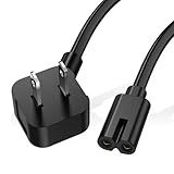AGVEE 10ft AC Power Cord for Lift Chair or Power Recliner, Compatible with Lazyboy Ashley Okin Limoss Pride Catnapper Golden Berkline Replacement, ETL Listed 2-Prong Power Cable, Black