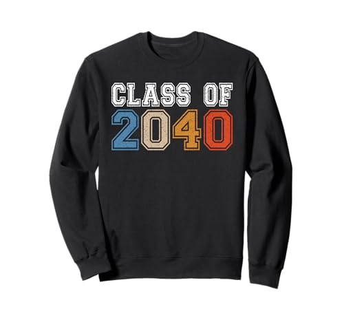 Class Of 2040 Graduate Shirts for Men Women Retro Graduation Sudadera