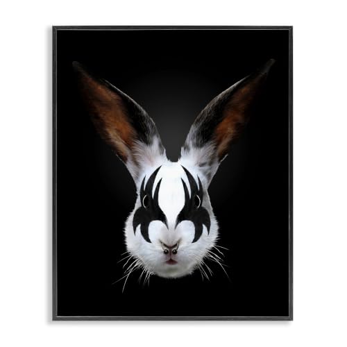 Abstract Rabbit Bunny Comic Portrait, 24 x 30 Inch Framed Giclée Print