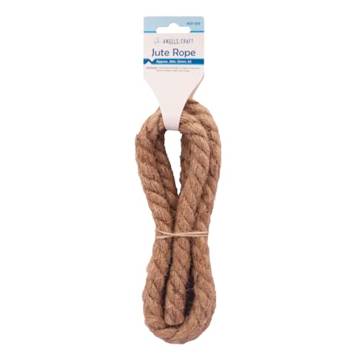 Angels Craft Jute Rope - Natural Color - 12mm x