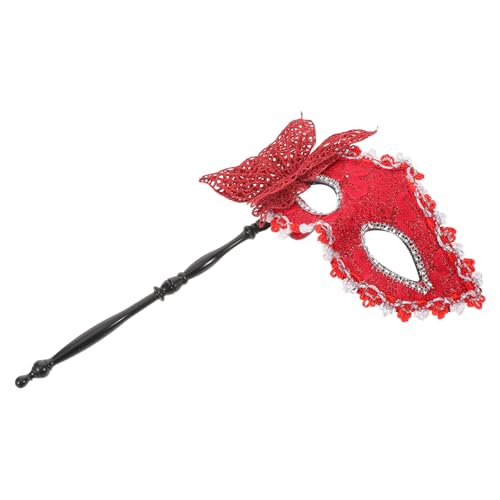 Masque pour bal masqué iplusmile avec bâtonnet accessoire réutilisable pour cosplay et fête
