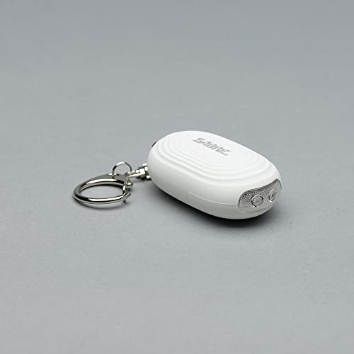 SABRE Alarme pessoal 2 em 1 com luz LED, sirene de segurança pessoal de 130 dB, gancho de pressão pa
