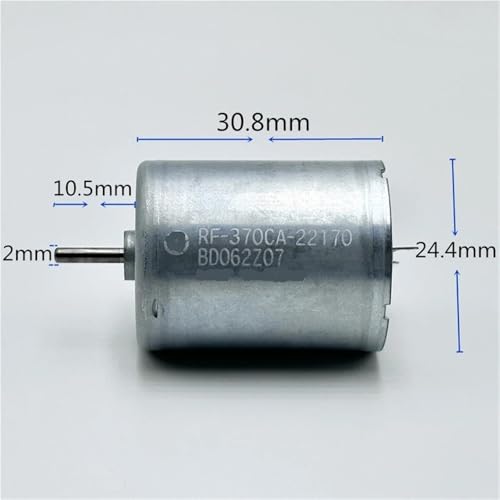 Motor CC RF-370CA de 6000 RPM de 24 mm mini motor de corriente continua para modelismo 3