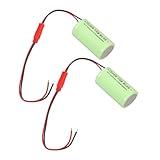 Batterie factice non conductrice de taille 0 V LR14 C avec connecteurs JST, remplacez en toute sécurité les vraies batteries en vous connectant à des adaptateurs d'alimentation pour un fonctionnement stable de l'appareil