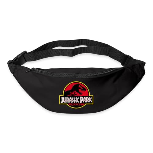 Image of Jurassic Park Classic Logo in Red with T-Rex Bum Bag