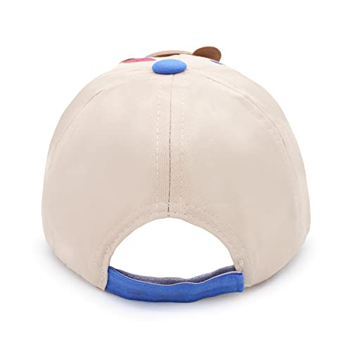 Image of VRITRAZ Unisex Kids Baseball Cap | Soft Cotton Adjustable Sun Hat for Boys & Girls | Casual Outdoor Summer Wear (4-12 Year)