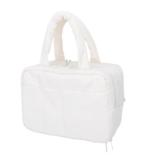 Yechiry Neceser de Viaje, Bolsa de Maquillaje Portátil de Gran Capacidad con Asa Blanda, 4 Compartimentos y Múltiples Bolsillos, Impermeable, para Accesorios, Artículos de Aseo