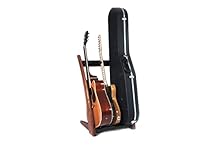 Handmade in Northern Ireland using Solid Mahogany Hardwood Fully Customizable Guitar Rack and Guitar Case Rack Holds 3x Guitars or 3x Cases or a Mixture of Both- Full Size Acoustic, Electric and Bass Guitars Simple 4-Step Assembly, Non-slip Rubber Fe...