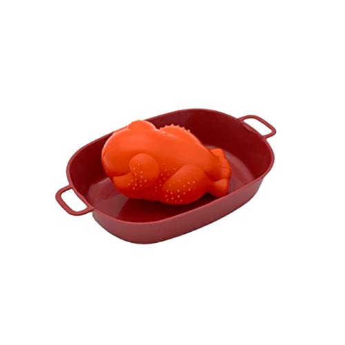 Brinquedo Frango Assado Cozinha Master Kids Vermelho Familia