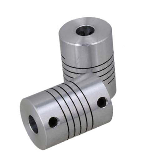JECOMPRIS 5pcs Stepper Motor Encoder Shaft Coupler Flexible Coupler for Printer Vibration Absorption Angular Misalignmen