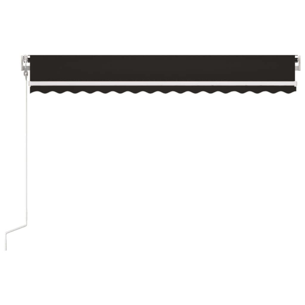 Festnight Store Banne Motorisé 4x3,5 Store banne Electrique avec Télécommande Auvent Rétractable à Bras Repliable pour Balcons Terrasse et Jardin-Anthracite-400 x 350 cm