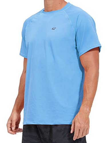 Image of Men's Swim Shirts Rash Guard UPF 50+ UV Sun Protection T-Shirt Quick Dry Fishing Beach T Shirts