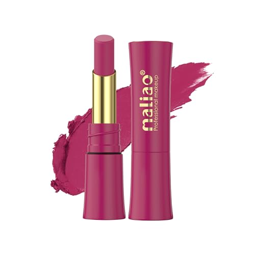 Image of Maliao Matte Lipstick - Non-Transfer, Long-Lasting, High-Pigment, 3.5g (Shade 02, Medium)